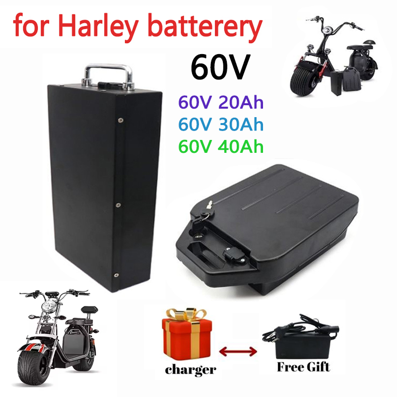 60V 50Ah Electric Scooter Battery - HarleyBattery 60V 20Ah 30Ah 40Ah Bateria