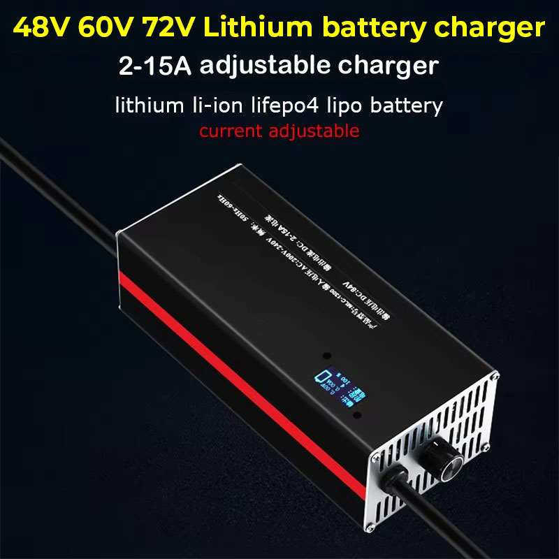 72V 15A Fast Charger - Regulacja prądu 2-15A Szybkie ładowanie 36V