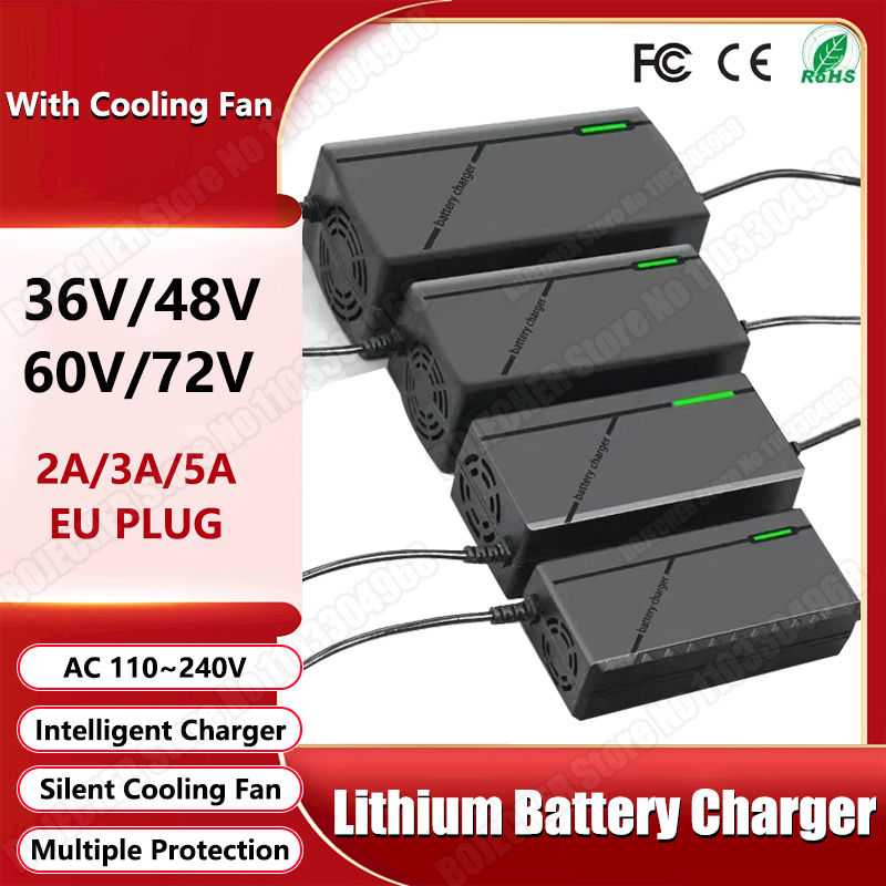 84V 20A Smart Charger - Ładowarka 36V 48V 60V 72V 2A
