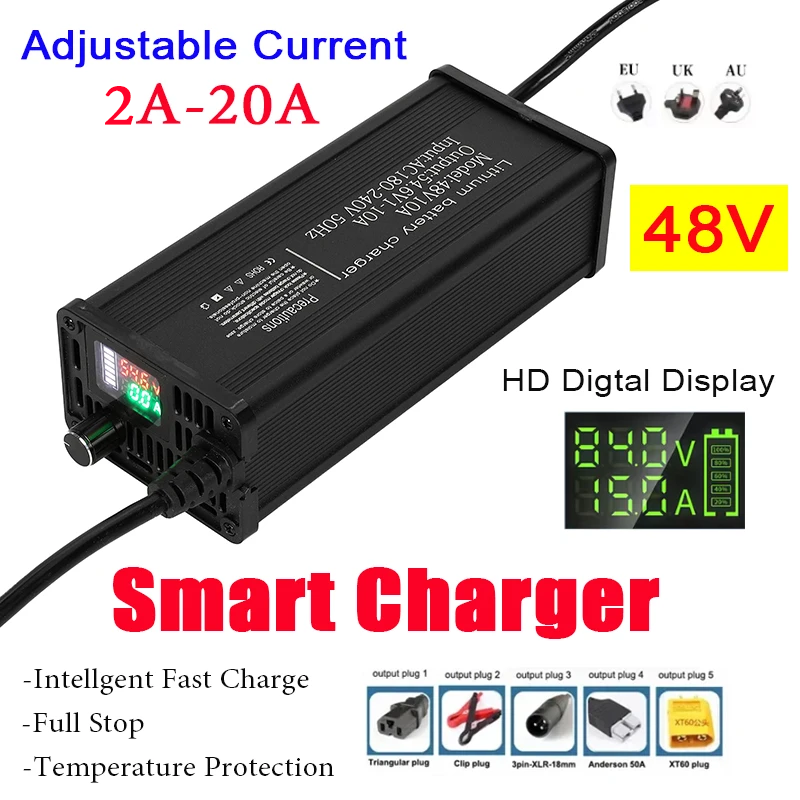 Ładowarka do akumulatorów lito – 84V 20A Smart Charger recenzja i cena