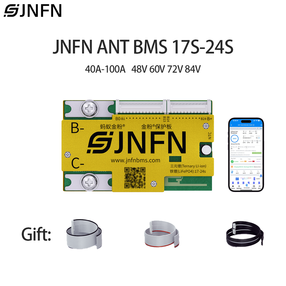 JNFN ANT Smart BMS 17-24S 60V  – 84V 50A Smart Bms Bluetooth recenzja i cena