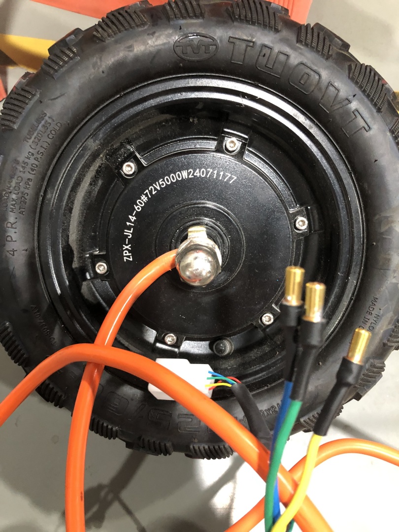 Silnik bezszczotkowy do skuter – 13 Inch 72V 5000W Brushless Motor recenzja i cena
